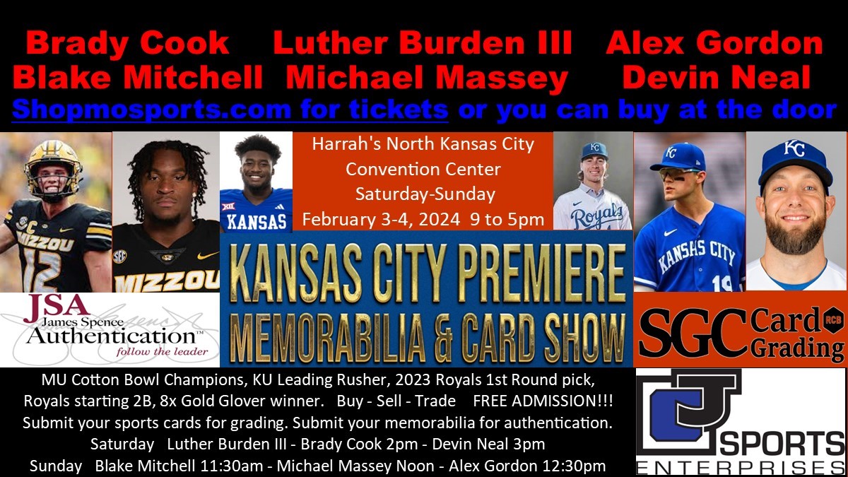 ShopMOSports's tweet photo. MO SPORTS NATION: Who is ready for another SHOW?  We have several athletes attending the Harrah's Show, February 3-4th.  Click the link below to purchase autograph tickets.

Tickets ---> https://t.co/GMQlPHb0vN https://t.co/XU6XvIV4rl