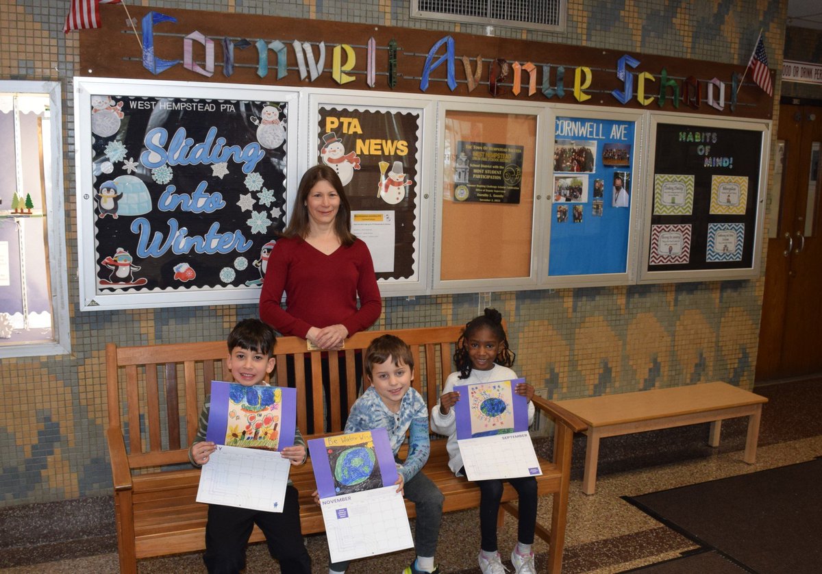 Congrats to our talented & creative Cornwell students on winning the annual 'Be Water Wise' art contest! Shout out to art teacher Mrs. Shinners for guiding our students' creativity while sharing the importance of protecting & conserving water!#WHe @CornwellAveES