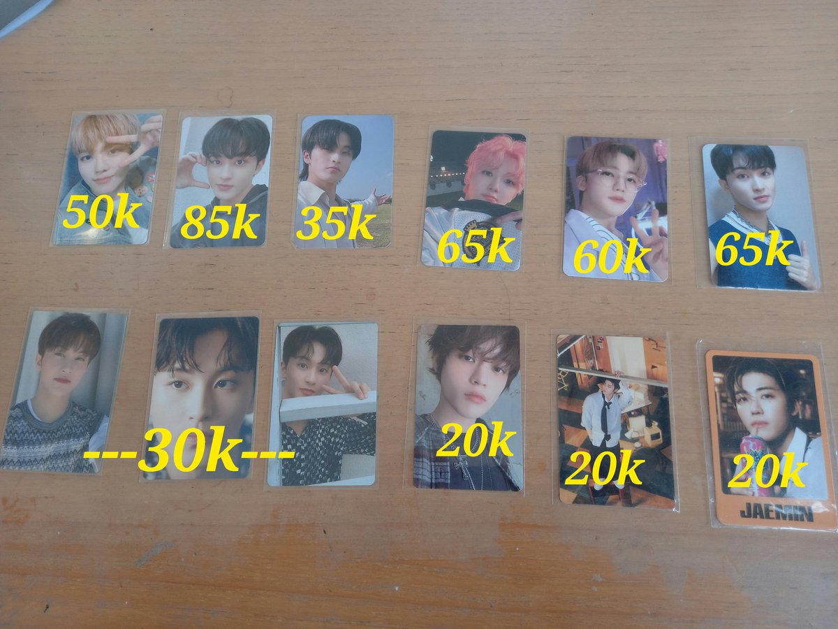 helenasaff's tweet photo. @sellkpopfess aab mark jaemin take all 450k include all bisa co🍊 https://t.co/bbzcnFiRFW