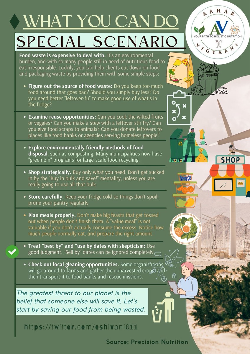 eshivani011's tweet photo. 📷 Nutrition Coach Tips: Combat Food Waste, Embrace Sustainability! 📷

Every bite we take impacts our health and the health of our planet. As your nutrition coach, here are some actionable steps to decrease food waste and nourish yourself sustainably. https://t.co/7gyzW9z6vL