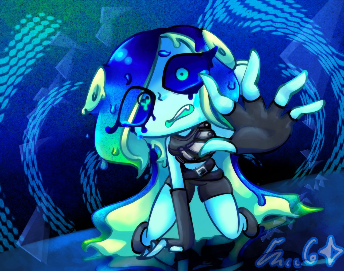 蕾貝卡：我必需活下去⋯
#splatoon #splatoonoc #octoexpansion #123ncncn