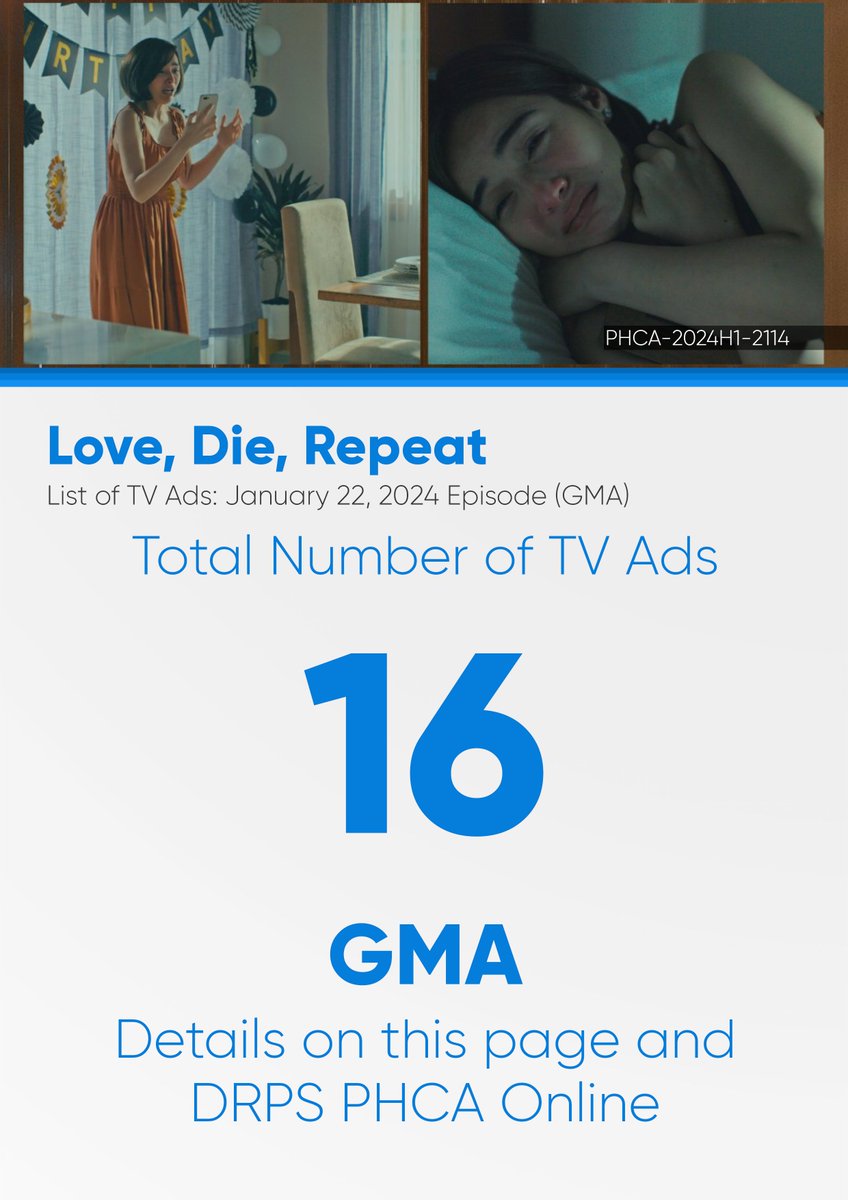 PHCATVCListings's tweet photo. FINAL NUMBER OF TV ADS: #LDRUmuulitNaAraw and #LinlangPasabog

Text Versions:
https://t.co/YcDjRSYU2R
https://t.co/RqCELKn5FC

PHCA-2024H1-2114
PHCA-2024H1-2115 https://t.co/QrxT2SAqmf