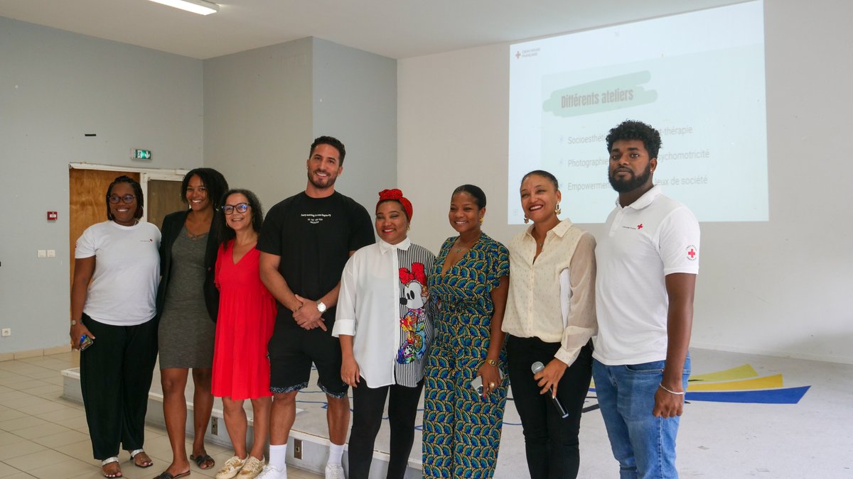 outremers360's tweet photo. A #SaintMartin, la #CroixRouge française innove et mise sur l’estime de soi pour favoriser l’#insertionsociale

➡️Lancé au début de l’année 2023, le projet “Image de soi, lien et insertion sociale”, se concentre sur l'accompagnement humain. Sa première ambition est d’instaurer la confiance avec les personnes concernées afin d’identifier les freins personnels et tenter de les écarter.

➡️https://t.co/6auJWXBrjD