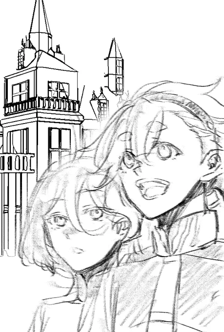 なにかの落書きです 