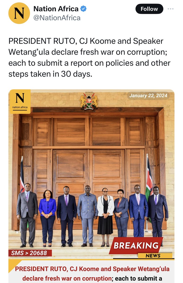 MigunaMiguna's tweet image. Submit a report to whom? Who is the constitutional supervisor of the judiciary? Gracious Lord!