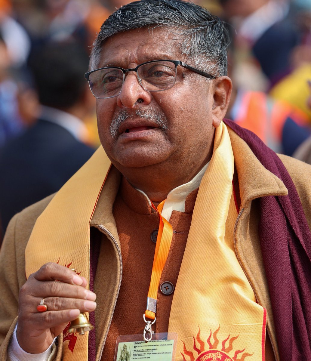 For years Shri Ravi Shankar Prasad @rsprasad represented Sri Ram in the long-winded litigation over the title suit of Ram Janmbhoomi through various courts, tirelessly defending the case for Ram Mandir. His passionate and steadfast defence of the presiding deity’s rights is…