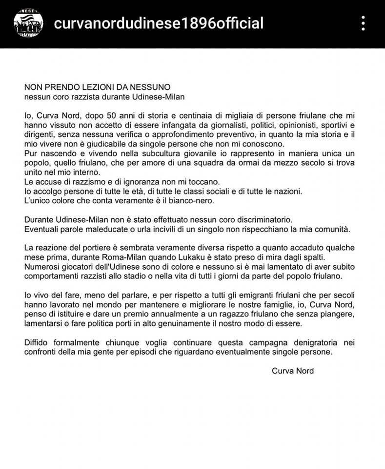Boboj29's tweet photo. La curva nord dell'Udinese precisa..... https://t.co/wcNUJbUpYh