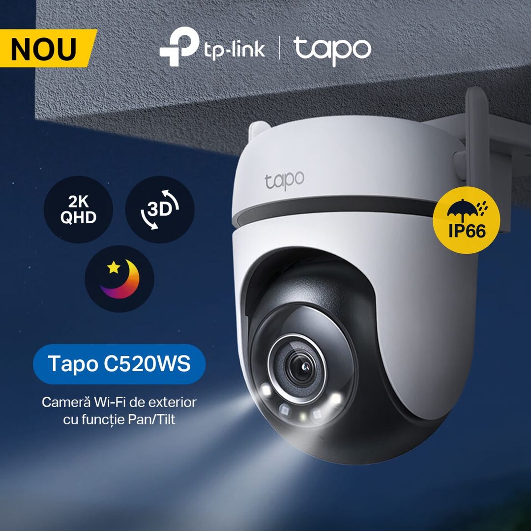 ucuervo's tweet photo. Las mejores cámaras de seguridad wifi de la marca tplink la Tapo C520ws para exteriores giratoria con resolución 2K https://t.co/jl6975bznM