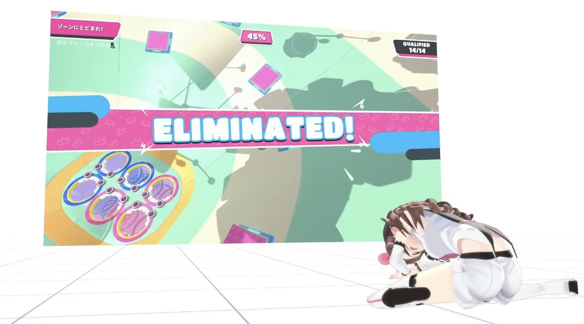 meka_usagi's tweet photo. #KizunaAI #キズナアイ
#キズナアイメモリーズ
FallAIs2に向けて練習をするアイちゃん!待ち時間に足ぶらぶらさせてるアイちゃん可愛すぎ🥰スリープ終わったらこの画角で他の衣装のアイちゃん見たいなぁ
アイちゃんの隙間時間を覗き見Fall Guys #FallAIs2 https://t.co/mjuJr9uWv7 @YouTubeより https://t.co/vCvFnOiBbK