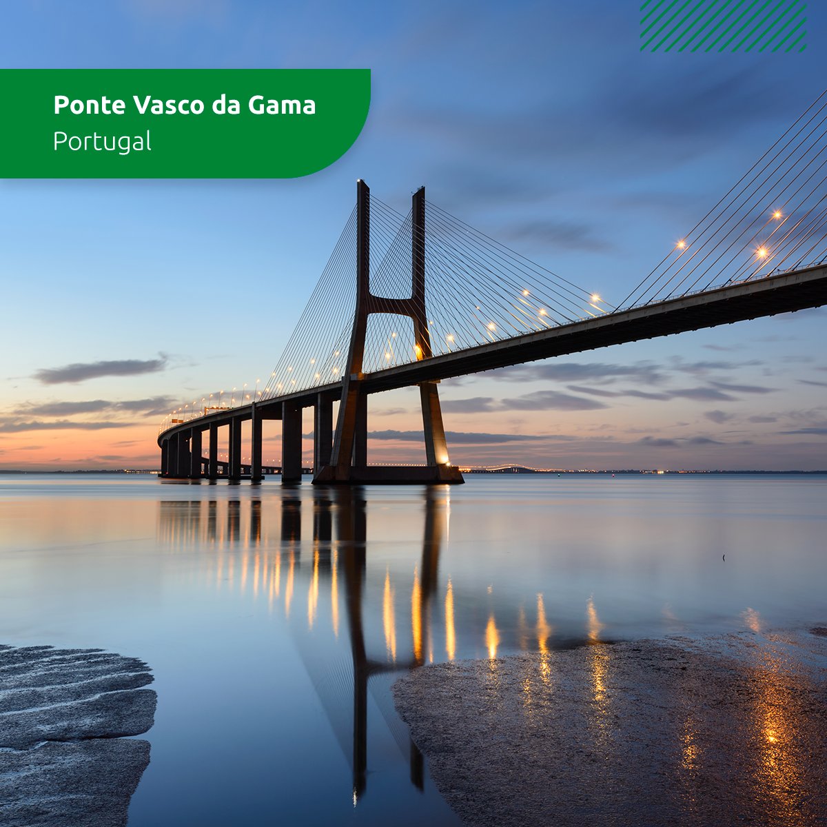 odebrecht_eng's tweet photo. A OEC já foi responsável por construir 270 quilômetros em pontes e viadutos! 

Um exemplo é a Ponte Vasco da Gama, em Portugal, destacada aqui ao lado de outras construções especiais realizadas ao redor do mundo!

#PorDentroDaEngenharia #MinutoOEC #Pontes #cartaopostal https://t.co/TpZMvO9lHD