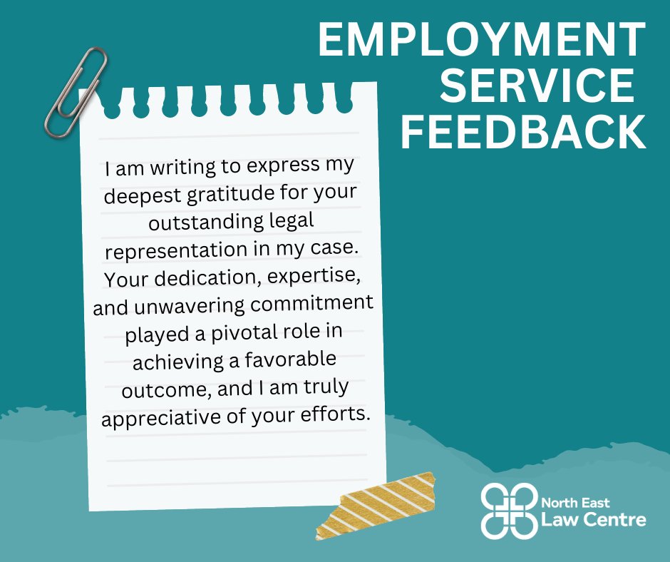 ✨ Our employment advisor Stan received this amazing feedback recently from a very grateful client. If you also need help and advice with employment law, give us a call!