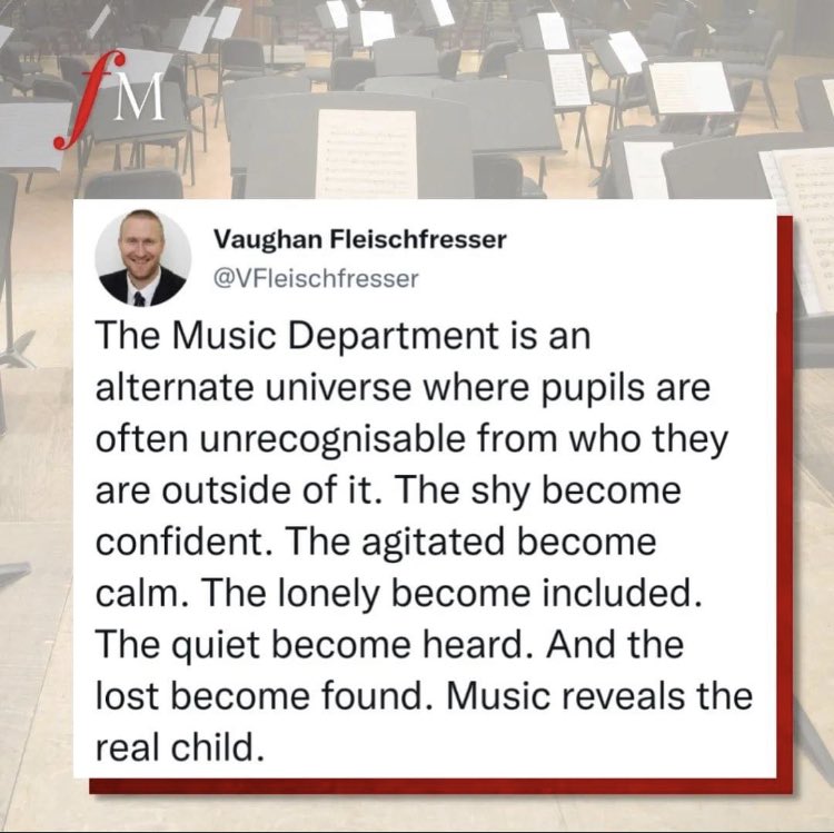 Music reveals the real child.