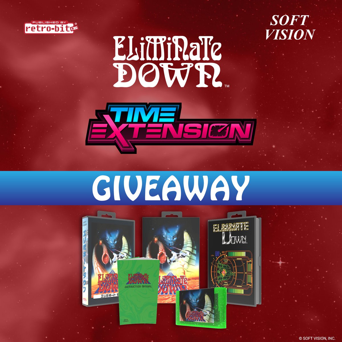 timeextension64's tweet photo. We've teamed up with @RetroBitGaming to give away a copy of Eliminate Down on Genesis / Mega Drive!

Simply like &amp; reshare this post and make sure you're following @timeextension64 and @RetroBitGaming
to be in with a chance to win! 

Open worldwide! https://t.co/5gzMCoAnle