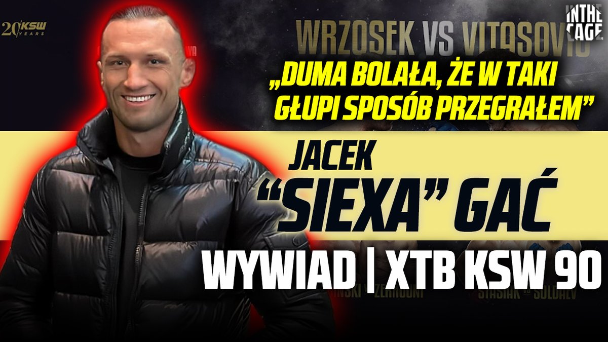 InTheCagePL's tweet photo. 🆕 Jacek GAĆ - podsumowanie debiutu dla KSW | Walka poza KSW? | Kuloodporne Audi | KSW 90 [WYWIAD] https://t.co/lzTaBrya8t #KSW90 https://t.co/N9D7uCTfj4