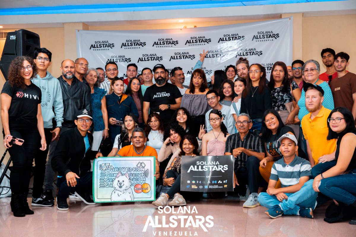 Este fue nuestro grupo en la primera charla de @SolanaAllstars Maturin  🔥🚀. Sabemos que serán multiplicadores del mensaje y que en el próximo  encuentro seremos muchos más ✨