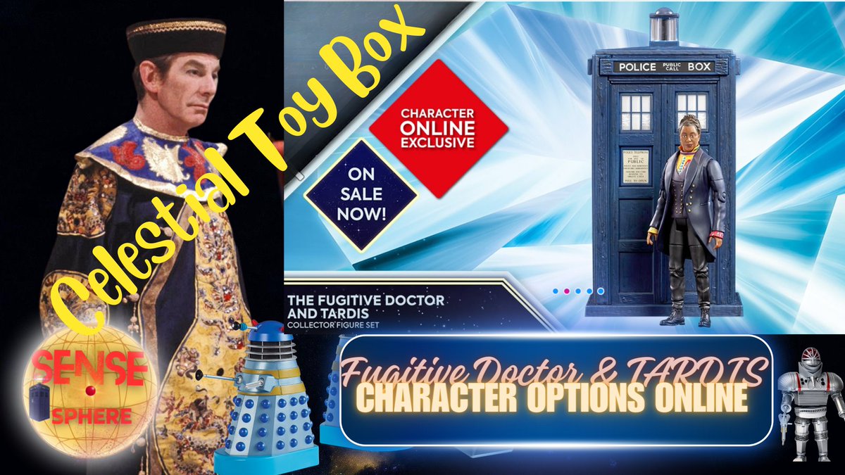 SensetheSphere's tweet photo. https://t.co/xPjm5NfQ5I
A Fugitive Doctor Release and with her own TARDIS and blaster accessory! All is revealed.
#bbcdoctorwho #doctorwho #doctorwho60 #doctorwhofandom #drwho #whovians #dw60 #doctorwhocommunity #scifi #TARDIS #timelord #characteroptions #fugitivedoctor #jomartin https://t.co/GBXLpr2SOp