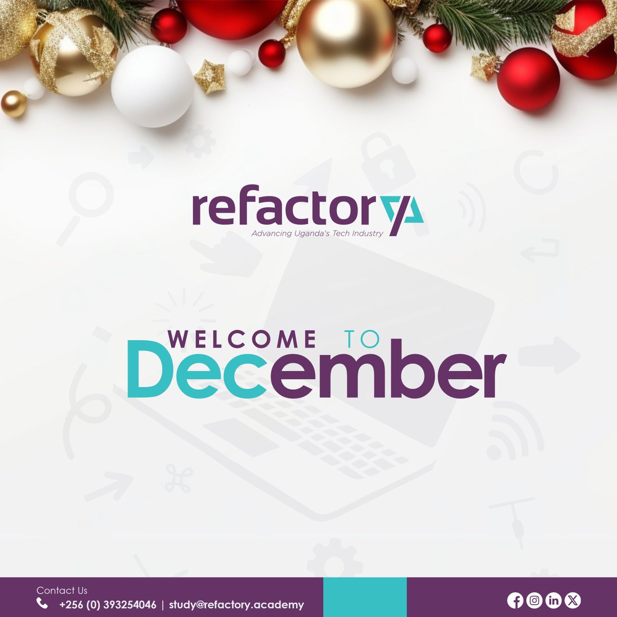 Refactory Academy (@refactory_acad) on Twitter photo December delights, coding nights! 🎄💻 Wishing you a joyful and productive December! 🚀✨ #DecemberCodingMagic #FestiveTech
refactory.academy | study@refactory.academy December delights, coding nights! 🎄💻 Wishing you a joyful and productive December! 🚀✨ #DecemberCodingMagic #FestiveTech
refactory.academy | study@refactory.academy