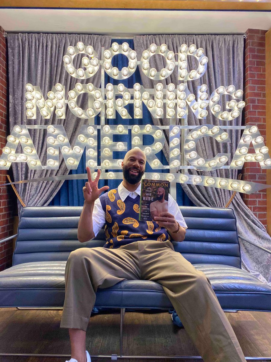 common's tweet photo. Tune in to Good Morning America today! #WeRise #Make1Change https://t.co/2YceT2p945