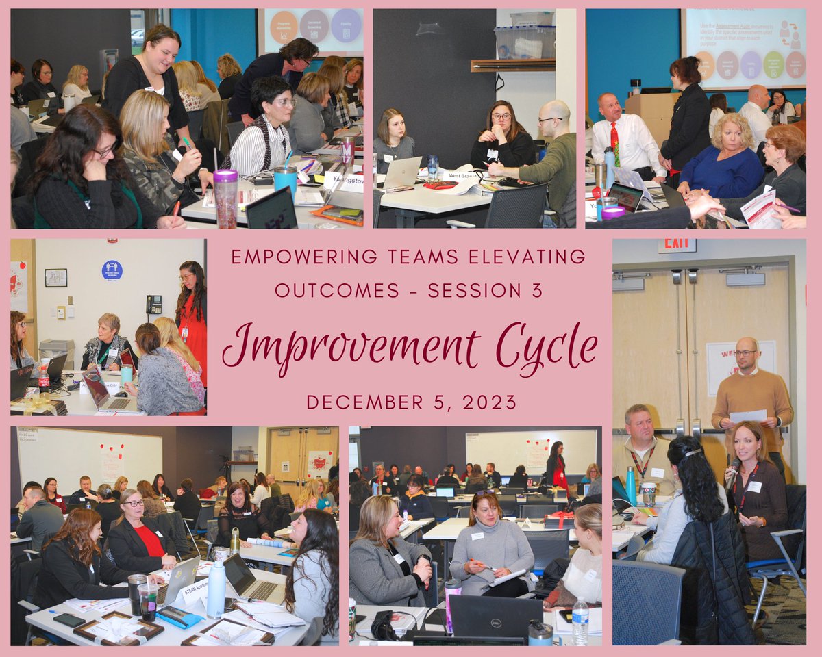 SSTRegion5's tweet photo. The countdown is on 🥳! In 2⃣days, Thursday, Jan 25, our Empowering Teams Elevating Outcomes Series reconvenes.  MTSS &amp; the improvement cycle is our topic for Session 4. Don't forget☝️, networks meet in the afternoon &amp; you can join some of them F-2-F or virtually 💻. #SSTR5 #MTSS https://t.co/L6lwXjs2zT