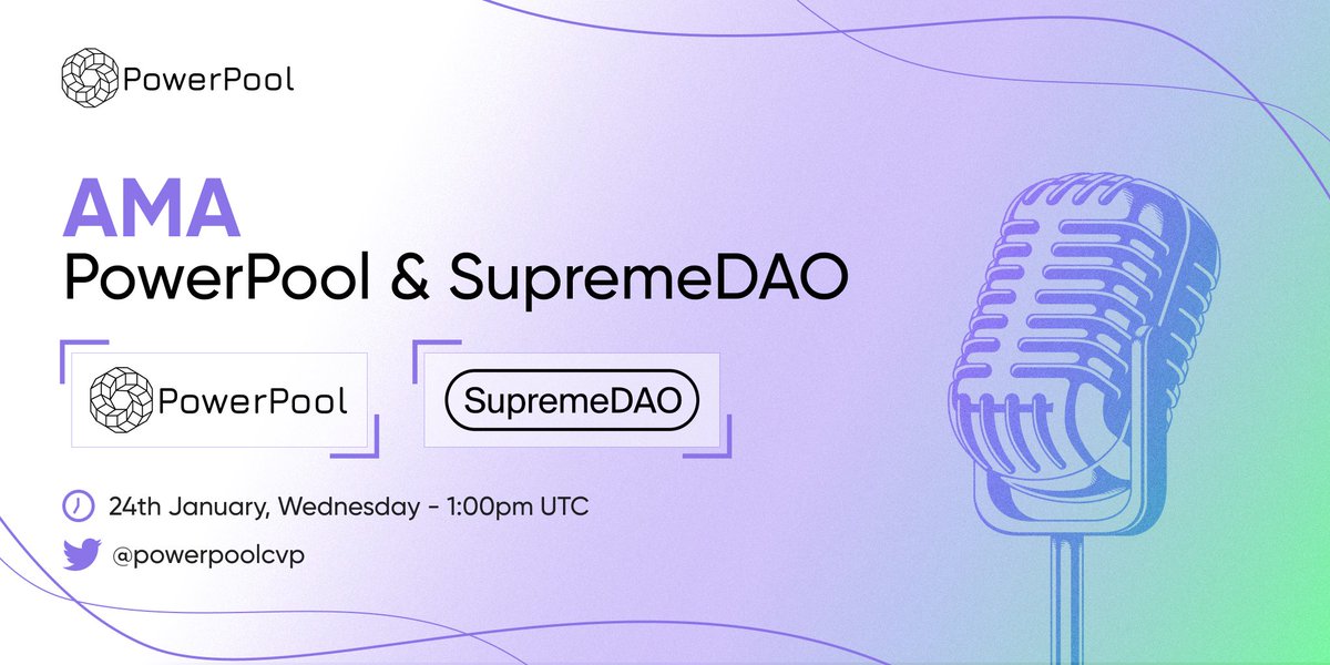 We're thrilled to host an #AMA with <a href="/daoism_systems/">Daoism Systems</a> <a href="/supreme_dao/">SupremeDAO</a>, a valued partner and grant recipient from #PowerPool. 

Dive into an insightful discussion about our collaboration, future plans, and the impact of our partnership on the #DeFi ecosystem.

📆 Date: 24th Wednesday,
