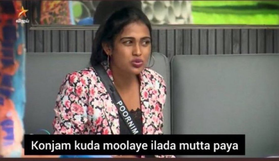 I thought #vishnu green animal name would change after big boss after his interview life long green animal name is not going to change #greenanimalvishnu
#biggbosstamil7