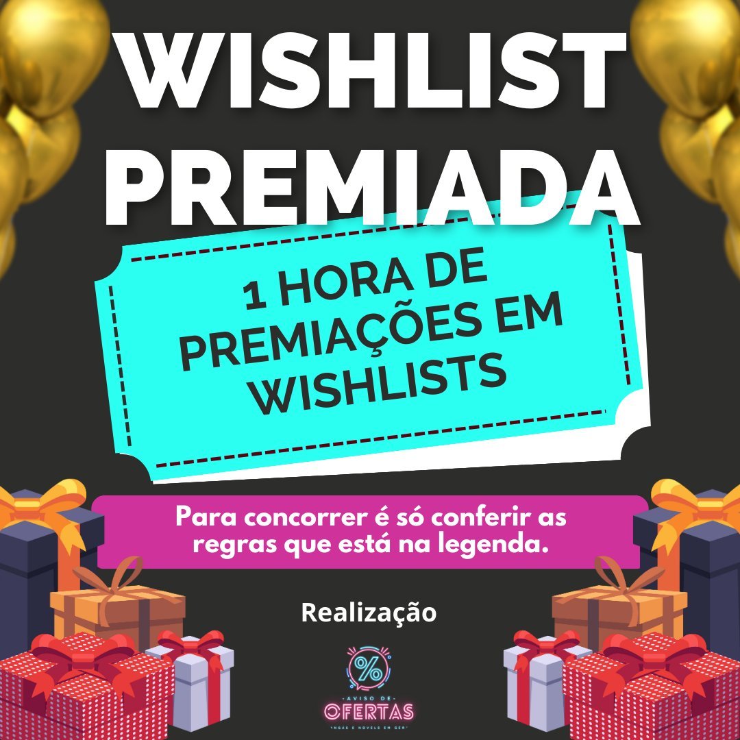 AvisoDeOferta's tweet photo. 🚨MEGA WISHLIST PREMIADA🚨

1 HORA DE PREMIAÇÃO EM WISHLISTS, CONFIRA AS REGRAS:

-Dar rt nesse post e nos próximos
-Comentar sua Wishlist com a #TropaDoAdo 
-Seguir @AvisoDeOferta https://t.co/k6FDI5j8y0