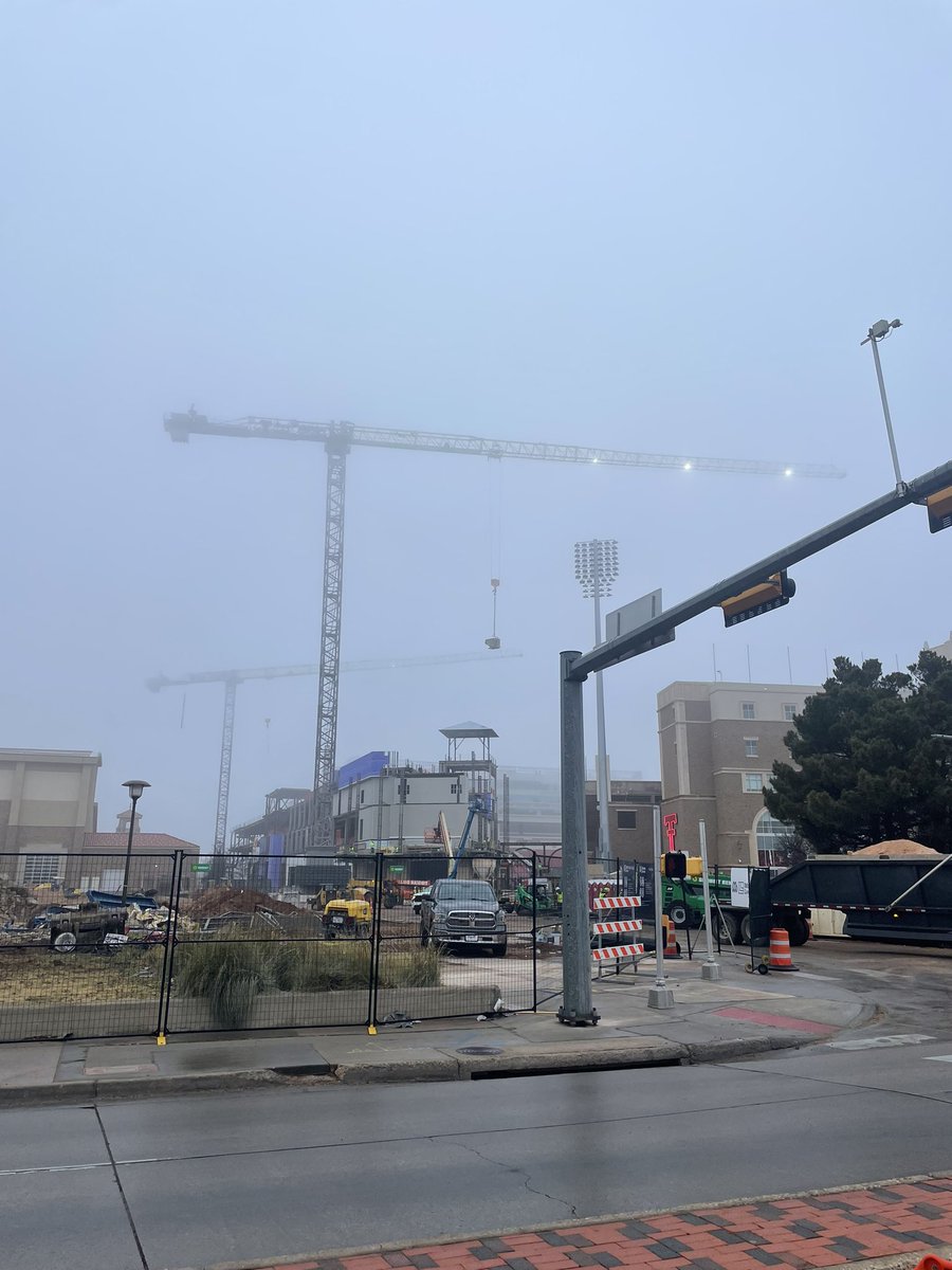 kionwolzkowski's tweet photo. Foggy Monday morning in #RaiderLand https://t.co/LM1KRk8wIJ