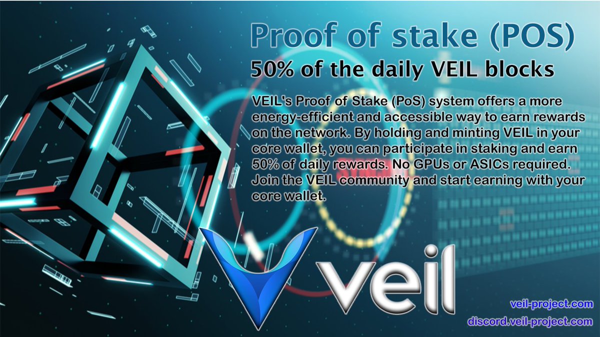 🔐Secure your slice of privacy! Grab a bag of $VEIL for staking before these scarce coins disappear.

🚀 Delve into the future with $Veil -a limited gem in the vast crypto universe. 

💼💎#StakeVeil #PrivacyRevolution #CryptoGem #LimitedSupply