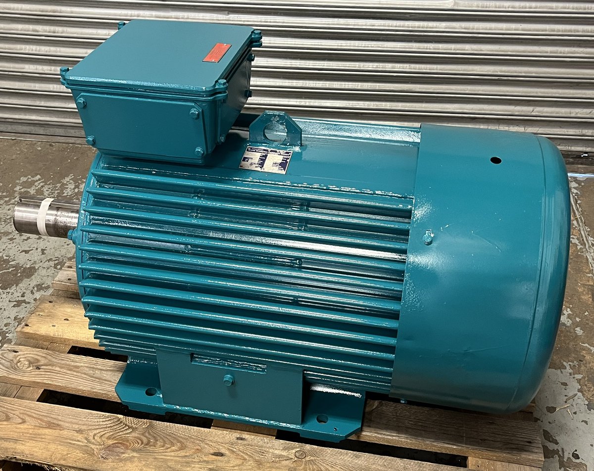 Brook Crompton 90kw 4 pole Steel frame motor ready to go to our customer #brookcrompton #electricmotors