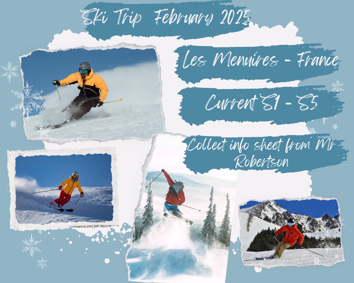 It’s official. <a href="/Boness_Academy/">Bo'ness Academy</a>  Ski Trip 2025 🎿⛷️🙌