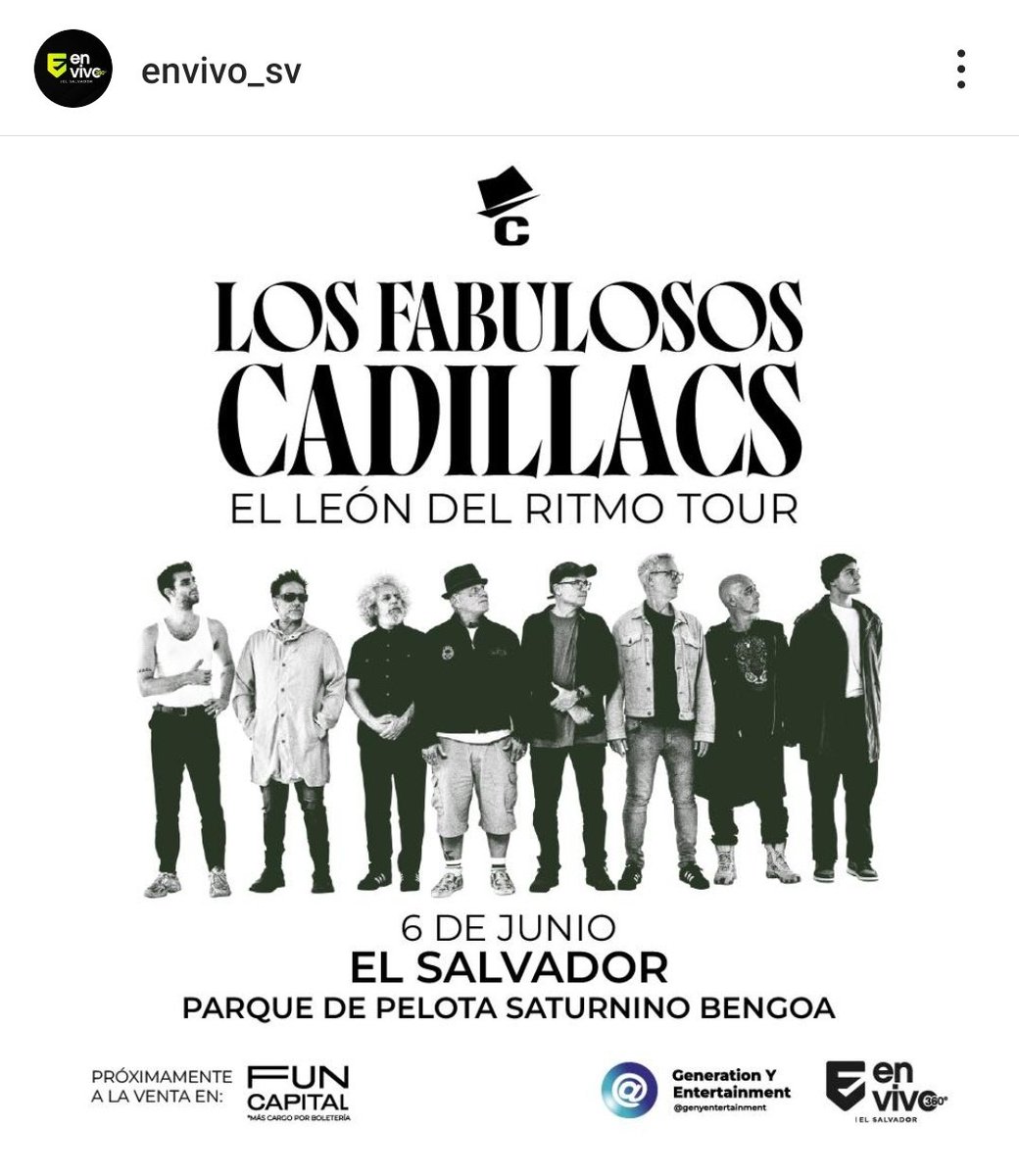 LaMaraDice's tweet photo. Qué linda noticia para iniciar el día!!!
Los Cadillacs en Sivar 
Vas conmigo? https://t.co/lmzgIZsJJX