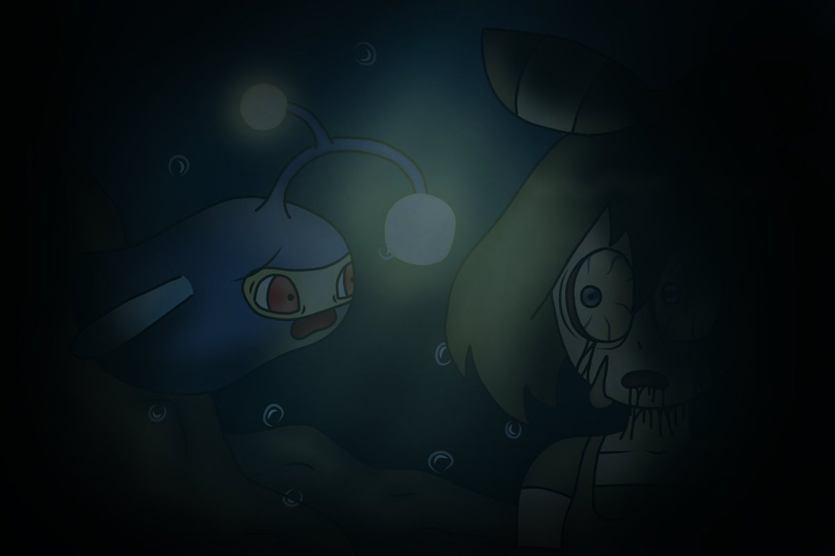 IdiotChompers38's tweet image. Funni fish funds funni drowning girl 

Gets spooked

Last art repost (probably) I&apos;m starting to feel lazy doing this and I&apos;m running out of &quot;good&quot; art 

#pokepasta #hoennmix #Ingrained