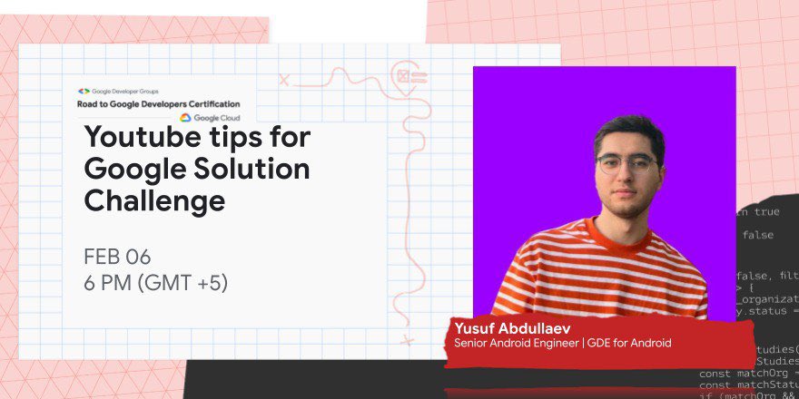 Aseke_Ai's tweet photo. #4000USD #Googlestack #Hackathon #SolutionChallenge #Developerstudentclubs. В прошлом году у пацанов и девушек с Центральной Азии получилось пройти в финал. Регистрация здесь. https://t.co/nISirS2cxD https://t.co/UjnXAQgzhi