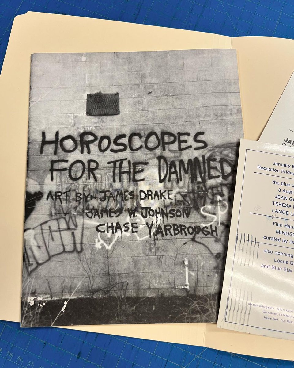 UTSA_Libraries's tweet photo. 🚨 The @SAContemporary at Blue Star’s archives now have a home @UTSA Special Collections! The archive dates back to 1987 and consists of board mtg minutes, publications, exhibition photos/catalogs, and much more. Come see this new collection, email SpecialCollections@utsa.edu. https://t.co/5SCldNpgp5