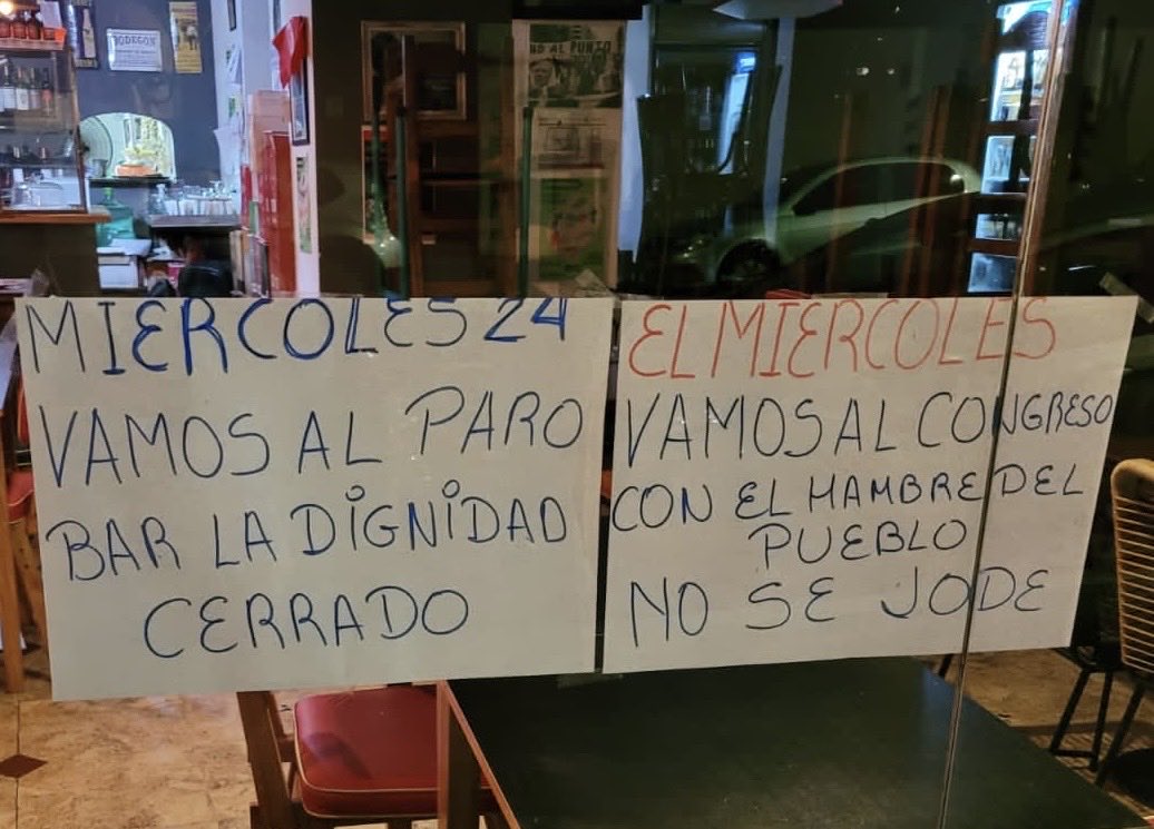 Sivimarcelo's tweet image. Los bares en CABA le dicen a el gobierno 👇