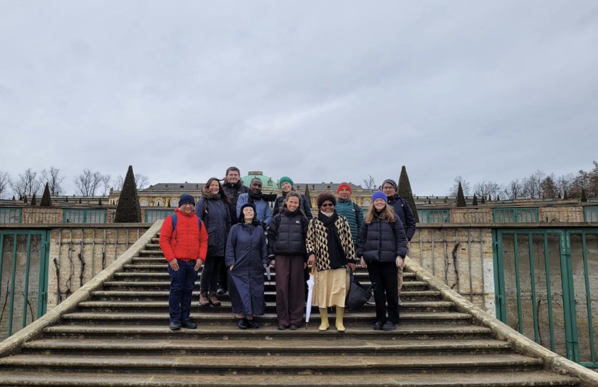EpiccPik's tweet photo. Today, we started our Final Conference Week with an introduction round and a little sightseeing tour through Potsdam. We are happy to welcome our guests from B-EPICC’s partner countries and look forward to the upcoming days full of exchange! https://t.co/wsgi78cy4d