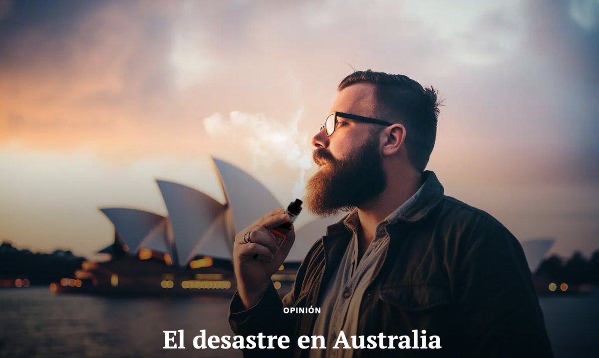 TodayVaping's tweet photo. Mientras #Australia realiza su enésimo intento de prohibir los cigarrillos electrónicos, el Sunday Times informa que la prohibición no está funcionando como se esperaba. @cjsnowdon https://t.co/OHI3mtfJiw
#VapingToday https://t.co/xaREJ4OgEd