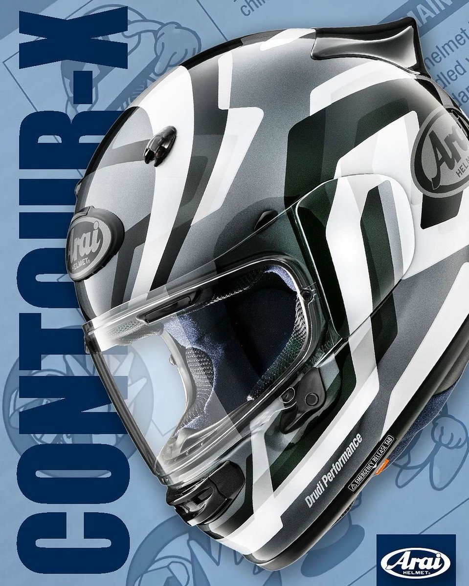 AraiAmericas's tweet photo. Arai Helmet, Inc. is pleased to present the exceptional Arai Contour-X in the new Snake White Graphic.
Learn more at https://t.co/4scfyMcezV
#Arai #AraiHelmet #ContourX #PriorityforProtection #R75 #GlancingOff #Motorcycle https://t.co/Ccg4zufBFN
