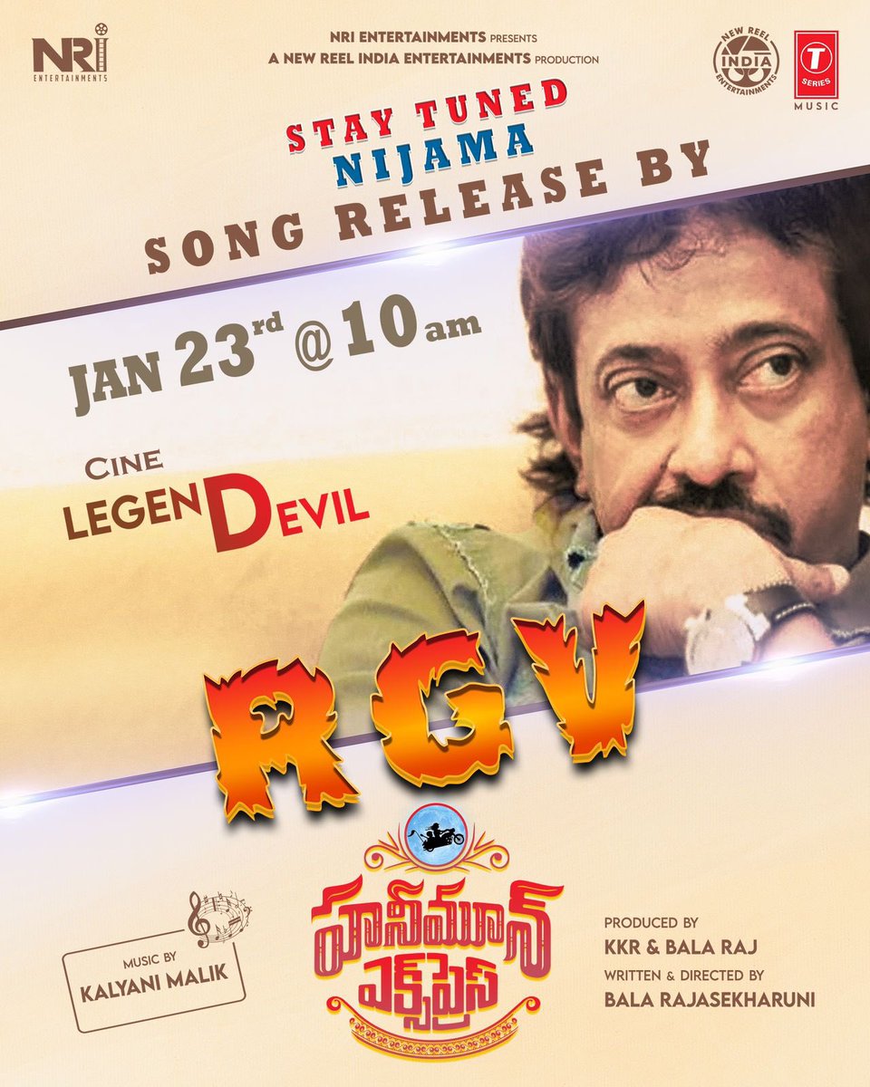 Embrace the rhythm, Nijama is dropping on Jan 23rd at 10:00 am by @RGVzoomin #honeymoonexpress