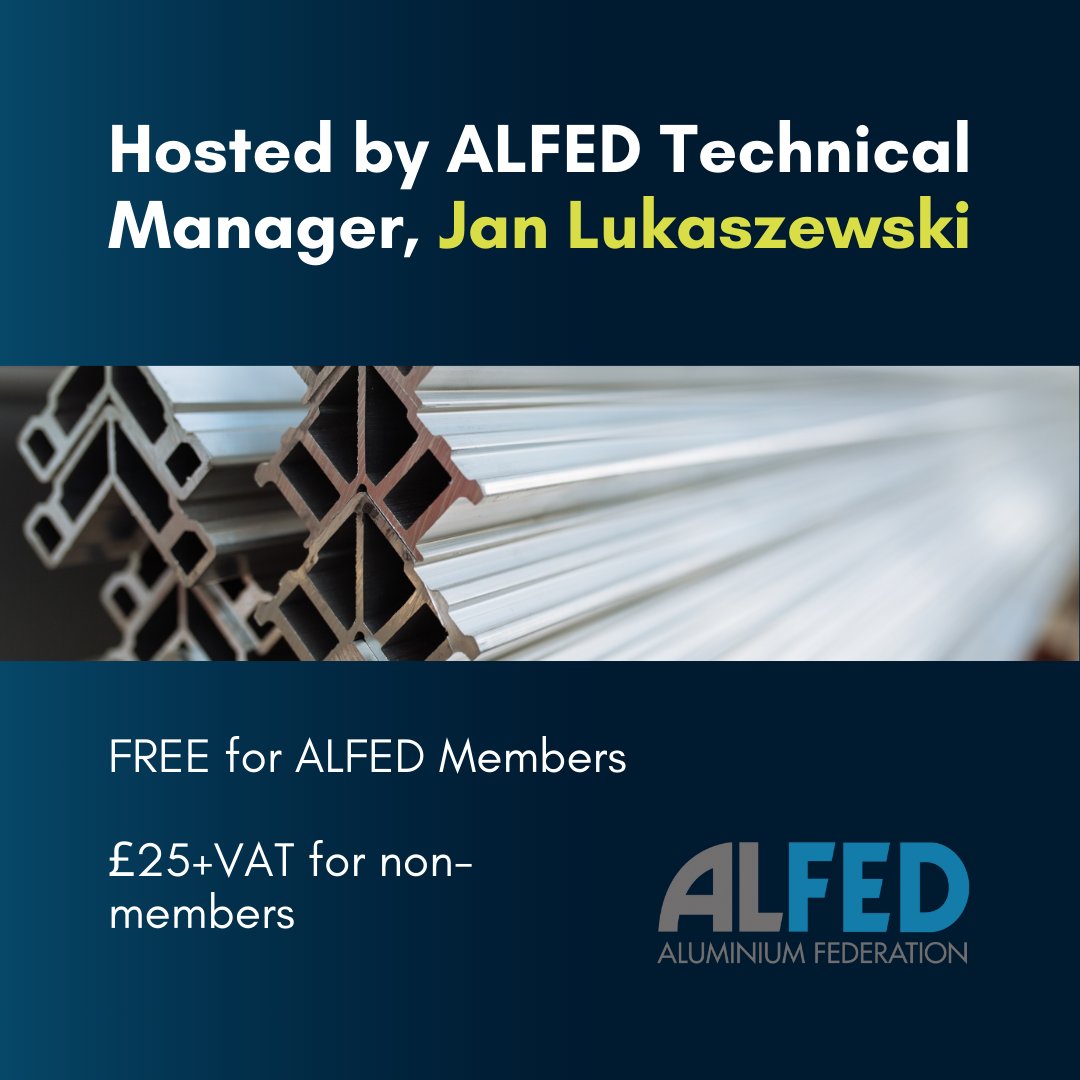 alfedaluminium's tweet photo. Aluminium is the #Metal of the future!
Want to find out why?✅
All will be revealed in our short webinar, hosted by #ALFED Technical Manager, Jan Lukaszewski!
Register now➡️https://t.co/HASTRHiw12
#Aluminium #StrategicMetal #Manufacturing #AluminiumTraining https://t.co/aizlVGHwTc