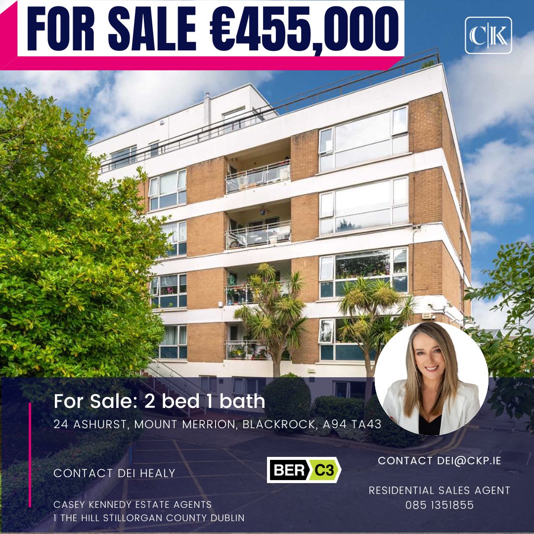 CKP_limited's tweet photo. For Sale 💼

📍24 Ashurst, Mount Merrion, Blackrock, A94 TA43

🏡 2 bedrooms, 1 bathrooms

🔎 Discover what else is available at https://t.co/DEzLgvThwS https://t.co/kvApDVnm1f