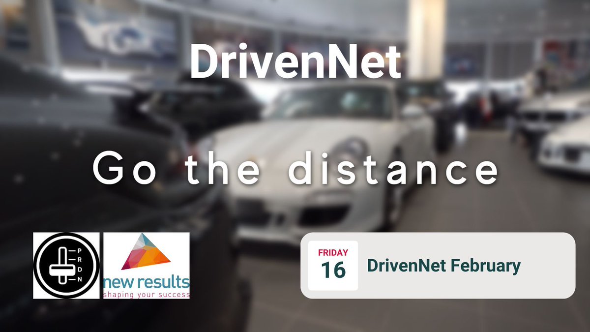 NewResultsHQ's tweet image. Did you enjoy last week&apos;s #DrivenNet at Porsche Teesside? 

Our next event is taking place on Friday 16th February. If you&apos;re a #director or #business owner who shares a passion for #cars &amp;amp; #motorsports then this is for you! 🚗
For more info &amp;amp; to sign up: buff.ly/3Lkkcdv
