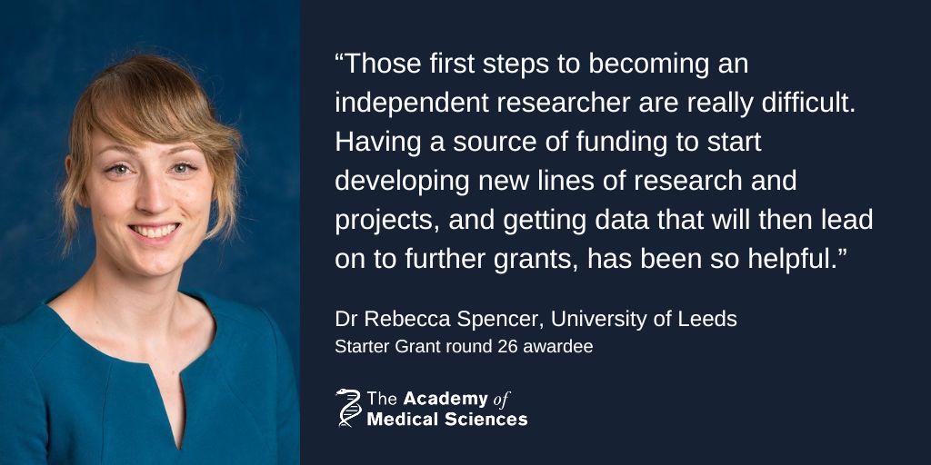 acmedsci's tweet photo. Our Starter Grants for Clinical Lecturers are now open for applications🔬

Receive up to £30k 💸 to support your research and strengthen your bids for longer-term fellowships and funding.

Apply by 4 March 2024: https://t.co/EXA1TCNZ4I https://t.co/pdkW20fjXU