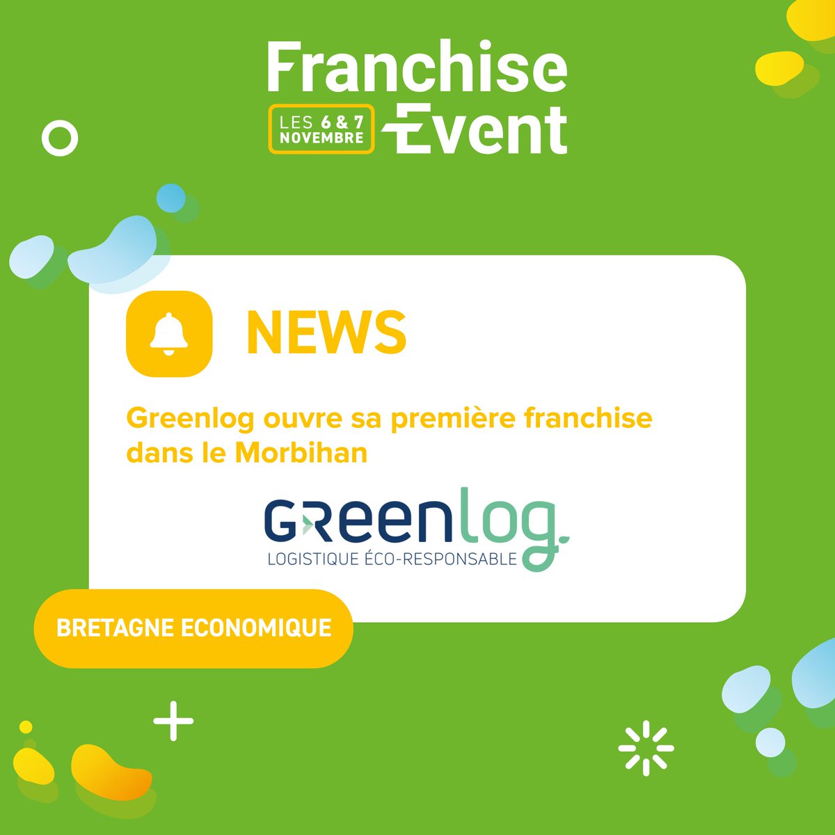 🌿Greenlog étend son empreinte verte en ouvrant sa première franchise dans le Morbihan, à Evellys, en janvier 2024 !

Pour en savoir plus sur cette nouvelle franchise, consultez l'article de <a href="/BEconomique/">Bretagne-Economique</a> : bretagne-economique.com/actualites/la-…

#Greenlog #Franchise #Morbihan #Ecommerce