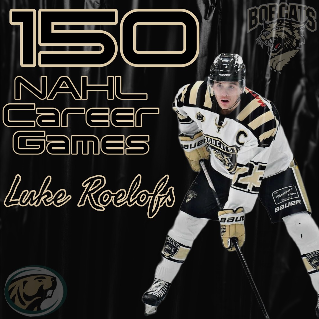 Bismarck Bobcats (@bismarckbobcats) on Twitter photo Congratulations to Bobcat captain and <a href="/BSUBeaversMHKY/">Bemidji State Men’s Hockey</a> commit <a href="/luke_roelofs_11/">Luke Roelofs</a> on playing in his 150th game with the Bobcats this past Saturday.  
Congrats Luke!! Congratulations to Bobcat captain and <a href="/BSUBeaversMHKY/">Bemidji State Men’s Hockey</a> commit <a href="/luke_roelofs_11/">Luke Roelofs</a> on playing in his 150th game with the Bobcats this past Saturday.  
Congrats Luke!!