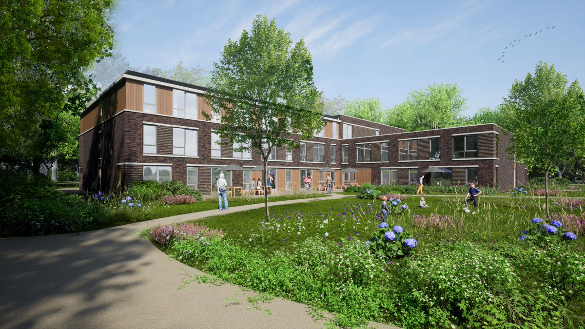 4Building's tweet photo. In opdracht van zorgorganisatie Siza zijn we betrokken bij de ontwikkeling van de sloop en nieuwbouw van woonzorgcentrum ‘t Slath in Epe. 4Building begeleidt dit project met projectmanagement, aanbesteden &amp; contracteren en bouwkostenadvies. 
#nieuw #woonzorgcentrum #4Building https://t.co/VmEibdQaly