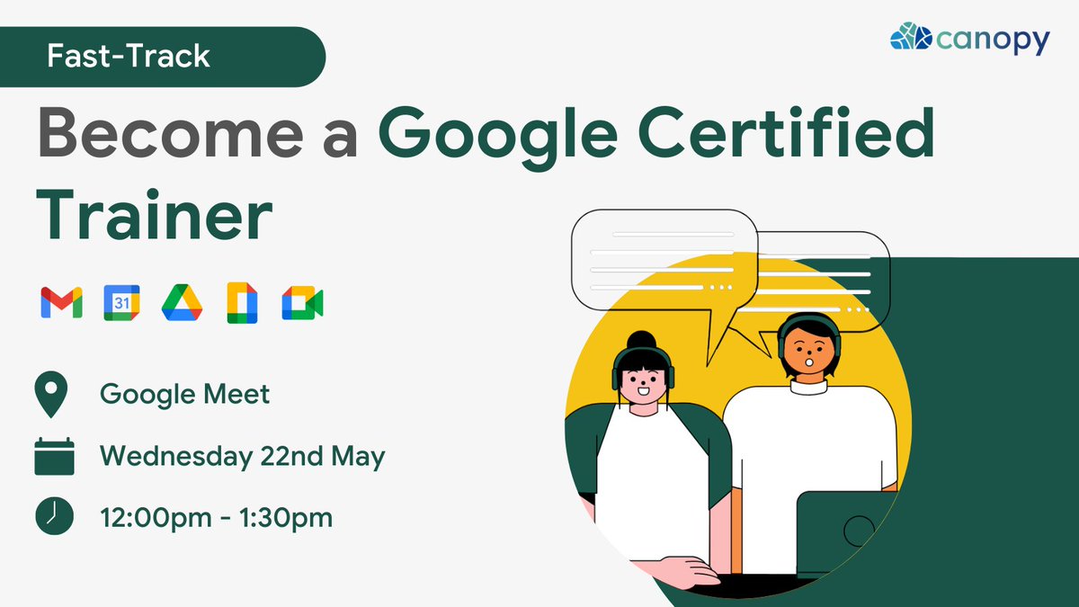 Are you a Google for Education enthusiast who wants to become a Certified Trainer? 🏆 Our fast-track bootcamp can help you prepare for the exam 👉canopy.education/events