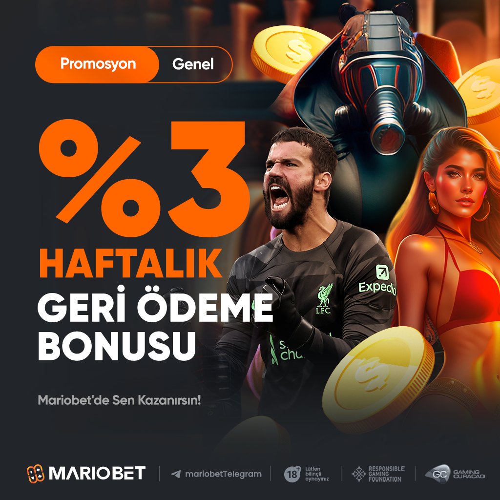 AviatorOyna's tweet photo. Mariobet Haftalık Kayıp Bonusu!

🔥Mariobet Seni Çağırıyor! 

🎁Haftalık Kayıp Bonusunu Hemen Al! 

🔥Haftalık Kayıplarının %3'i ile Bir Şansın Daha Var!

Mariobet: https://t.co/L0Ml7OJaMh

#aviator #aviatoroyna #aviatoroynatansiteler #denemebonusu #canlıcasino #bahis https://t.co/e8r2SVBfGZ