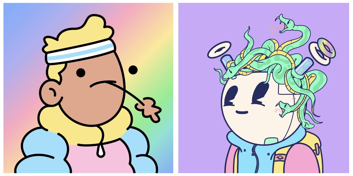 Just realized how color matching my Quirk is with my Dood. Nothing but love for <a href="/quirkiesnft/">Quirkies</a> and <a href="/doodles/">doodles</a>!