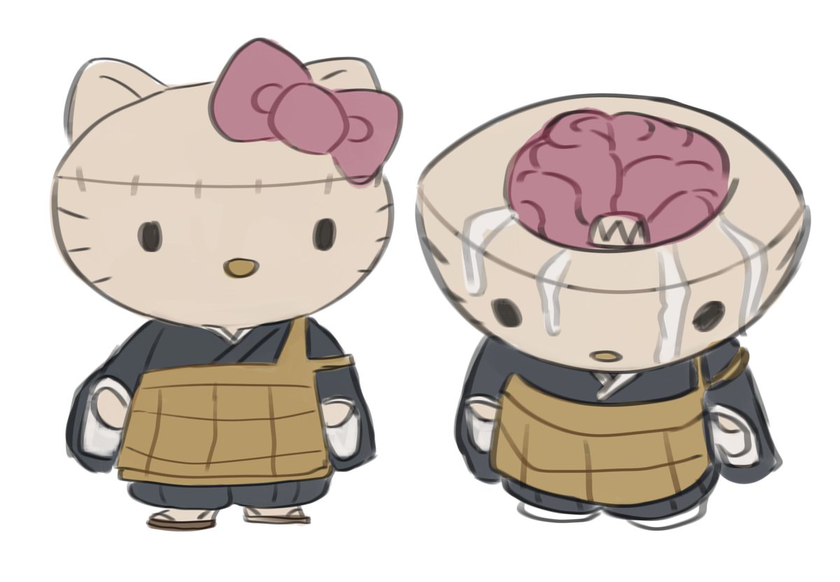 omiomi_koki's tweet photo. My six eyes tell me you're Hello Kitty- BUT MY SOUL KNOWS OTHERWISE  #JujutsuKaisen #呪術廻戰 https://t.co/HwCo6mSOMy